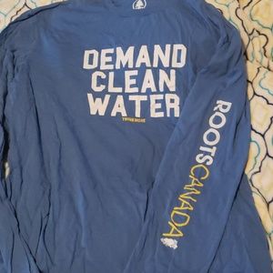 ROOTS Athletics "demand clean water" long sleeve